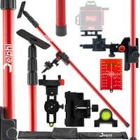 TYCZKA ROZPOROWA do LASERA 300cm TELESKOPOWA DRĄŻEK POZIOMICY STATYW