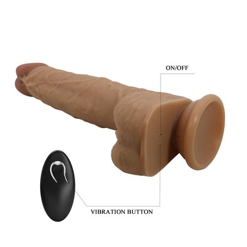 Pretty Love - Jonathan 8,3'' Light Brown, 3 Vibration Functions Thrusting na Arena.pl