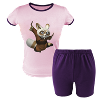 Krótka Piżama dziecięca Kung fu Panda