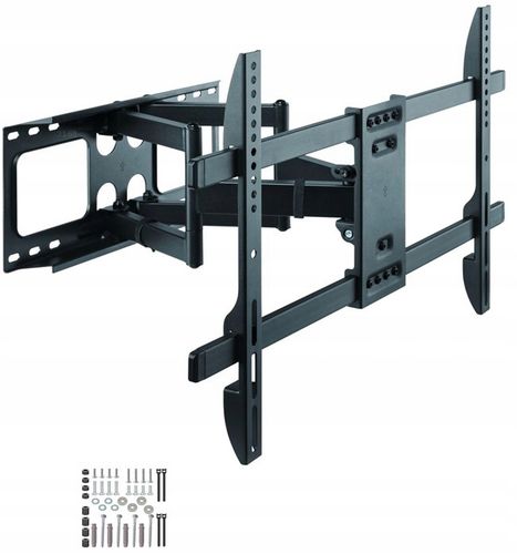 Solidny stalowy regulowany uchwyt ścienny do telewizora TV LCD EXTRA MOCNY na Arena.pl
