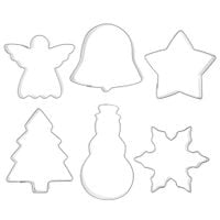 Wykrawacze do ciastek stalowe 6 szt.