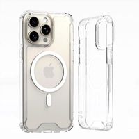 etui pokrowiec na iphone 16 clear corner case magsafe - przezroczyste