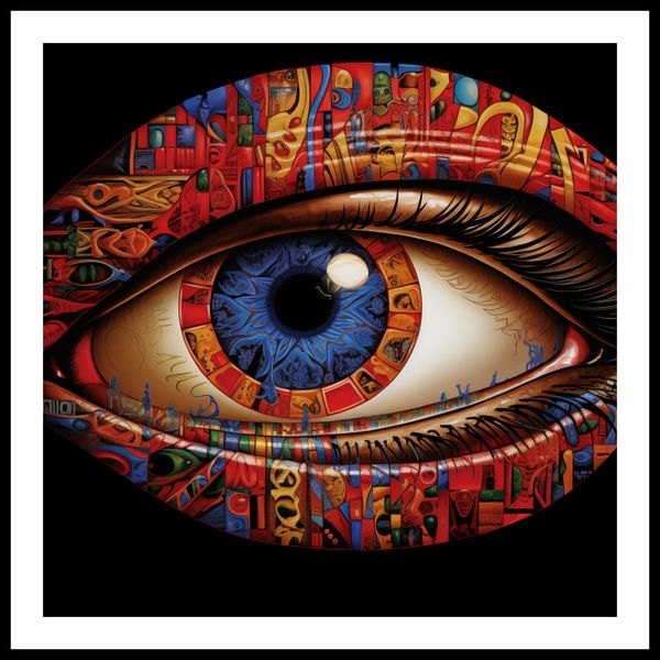Plakat 80x80cm W Oku Obserwatora zdjęcie 3