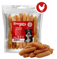 Kielbaski z kurczaka dla psa - przysmak naturalny 500g SNAPPY