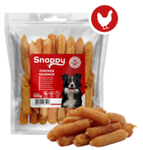 Kielbaski z kurczaka dla psa - przysmak naturalny 500g SNAPPY