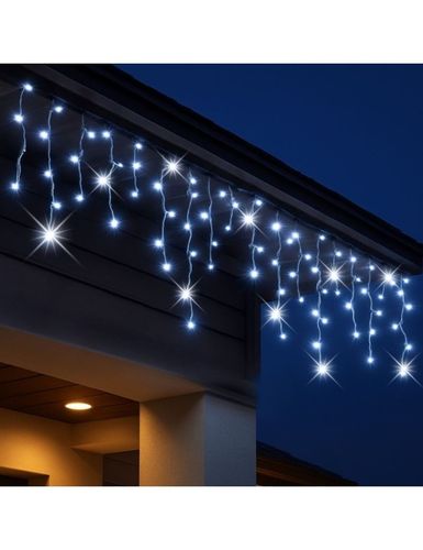 SOPLE 500 LED LAMPKI KURTYNA ŚWIETLNA ZEWNĘTRZNA 20M BIAŁY ZIMNY+FLASH IP44 na Arena.pl