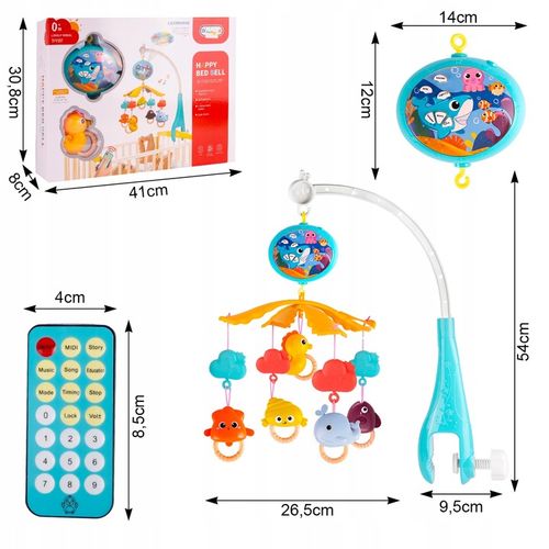 KARUZELA KARUZELKA DO ŁÓŻECZKA Z PROJEKTOREM TIMER POZYTYWKA DLA DZIECKA na Arena.pl