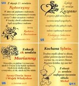 Złoty Łańcuszek ZŁOTO 333 Serce Nieskończoność Naszyjnik dla Kobiety Grawer