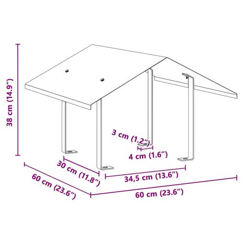 Kurtka kominkowa Srebrny 60 x 60 x 38 cm Stal nierdzewna na Arena.pl