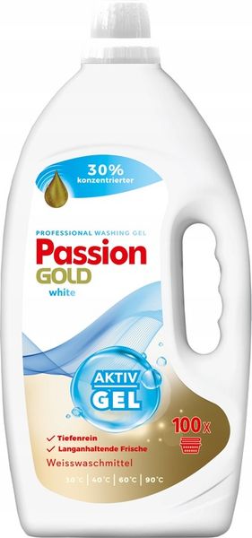 PASSION GOLD Żel do Białego 100 Prań 4L zdjęcie 1