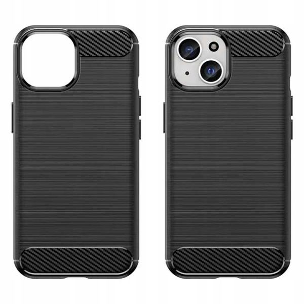 Spacecase Carbon Iphone 15 Black zdjęcie 3