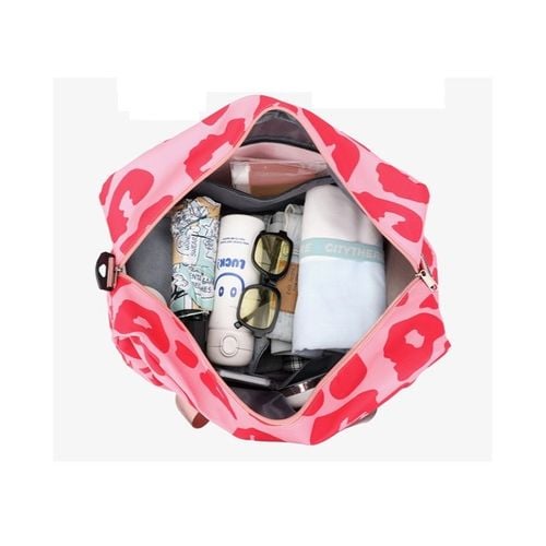 Torba podróżna dwukomorowa różowa PANTERKA 51x25x39cm T264 na Arena.pl