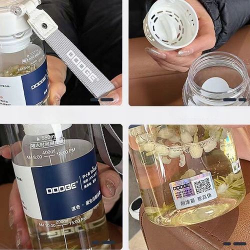 BUTELKA NA WODĘ BIDON 550 ML Z MIARKĄ NA NAPOJE BPA FREE DO SZKOŁY TRITAN na Arena.pl