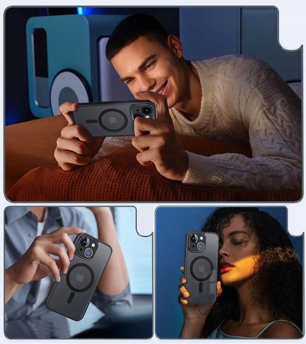 Etui do iPhone 13 iPhone 14 do MagSafe 360° MATT CASE OCHRONA APARATU Szkło na Arena.pl