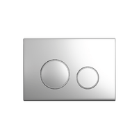 Nest przycisk spłukujący do stelaża podtynkowego WC Flaro Expert, chrom