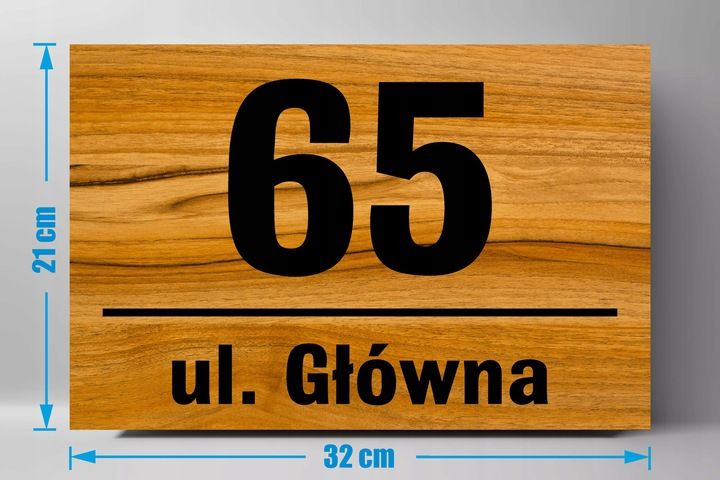 Tabliczka Tablica ADRESOWA ALUMINIOWA Numer domu zdjęcie 5