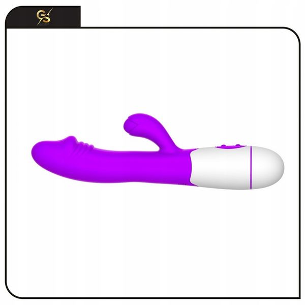 WIBRATOR DAMSKI DO ŁECHTACZKI DLA PAR KRÓLICZEK 30PROGRAMÓW + Żelowe zdjęcie 3