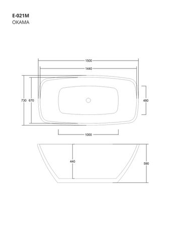 WANNA WOLNOSTOJĄCA CORSAN E021 OKAMA na Arena.pl