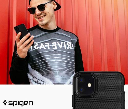 Etui Spigen Liquid Air do Apple iPhone 11 Matte Black na Arena.pl