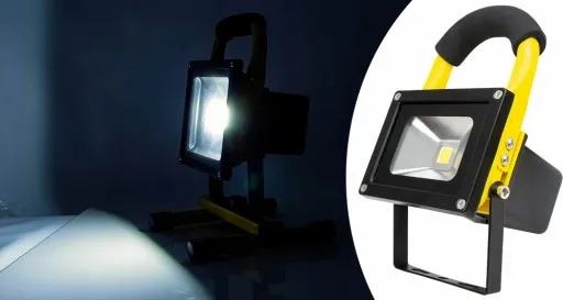 HALOGEN REFLEKTOR 10W BEZPRZEWODOWY AKUMULATOROWY BATERIA NAŚWIETLACZ IP65 zdjęcie 12