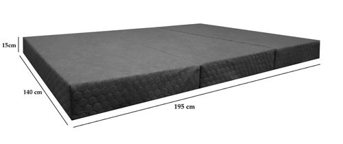 Materac składany szer.140cm gr.15cm! Kanapa Pufa Sofa Sofka na Arena.pl