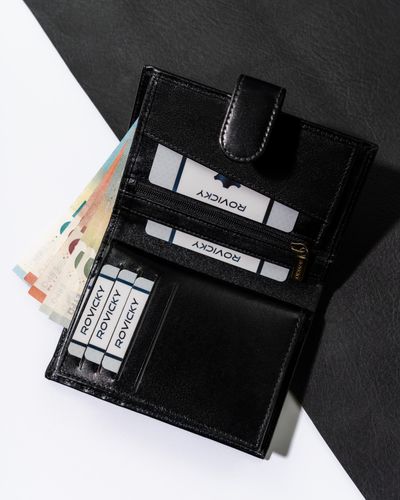 portfel męski skórzany n74l-rvt black na Arena.pl