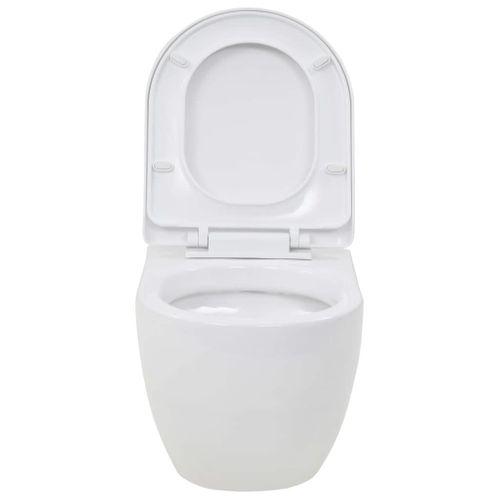 Toaleta wisząca, ceramiczna, biała na Arena.pl