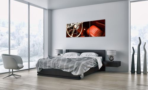 Obraz Na Płótnie - Samochód Retro - 150X50 Cm - Ca150X50-0149 na Arena.pl