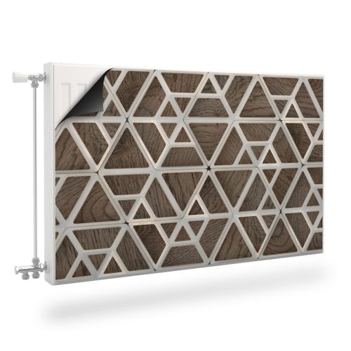 Osłona MAGNETYCZNA Grzejnika Abstrakcja Imitacja Drewna 110cm x 60cm na Arena.pl