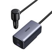 ładowarka samochodowa ugreen ec706, usb + 2x usb-c, 150w