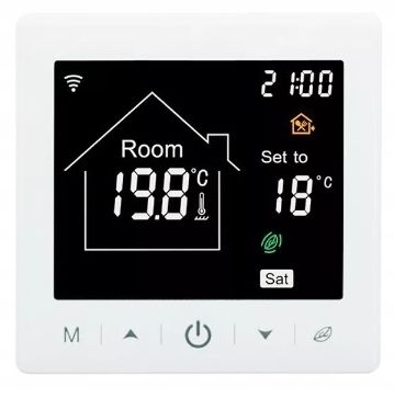 TERMOSTAT DO OGRZEWANIA PODŁOGOWEGO MATY GRZEWCZE WIFI TUYA LCD 16A na Arena.pl