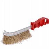 SZCZOTKA DRUCIANA SZCZELINOWA MOSIĘŻNA WĄSKA