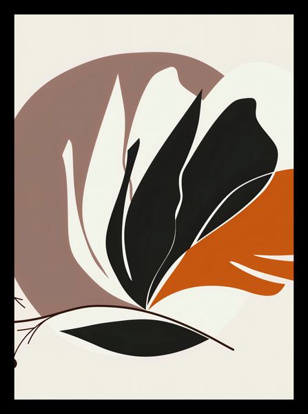 Plakat 40x55cm Elegancja Roślinna zdjęcie 2