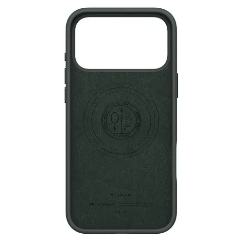 Etui Spigen Silicone Fit MagSafe na iPhone 17 Pro Max - zielone na Arena.pl