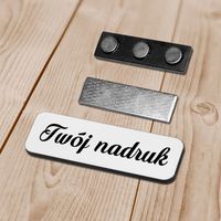 Identyfikator MDF-u z Twoim nadrukiem