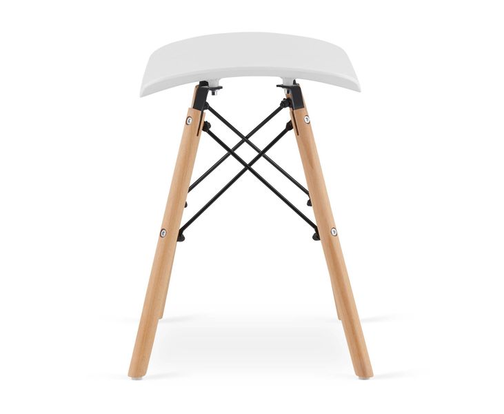 Taboret KORFU - biały x 2 zdjęcie 5