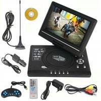 PRZENOŚNY ODTWARZACZ DVD TV/FM/USB/GIER KONSOLA