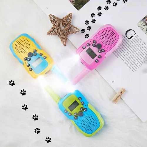 ZESTAW WALKIE TALKIE DLA DZIECI 2 SZT ŁOKI TOKI KRÓTKOFALÓWKI DUŻY ZASIĘG na Arena.pl