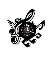 Zegar ścienny z płyty winylowej 271.13 Nuty