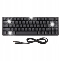 KLAWIATURA MECHANICZNA 60% CZARNY RGB
