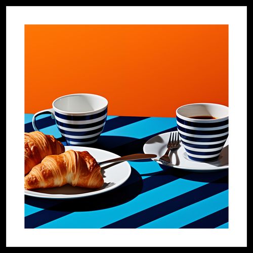 Plakat 50x50cm Croissanty na Arena.pl