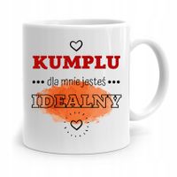 Kubek Prezent Dla Przyjaciela Idealny Kumpel Z Nadrukiem Ze Zdjęciem