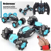 SAMOCHÓD ZDALNIE STEROWANY RC RĘKĄ GESTAMI PILOT AUTO PODŚWIETLENIE LED 4x4