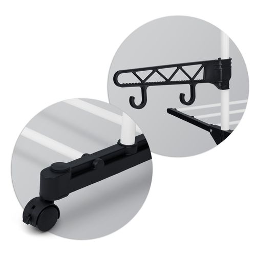 Suszarka na pranie stojąca rozkładana Delia biała 15 m.b. na Arena.pl