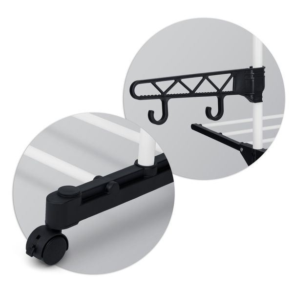 Suszarka na pranie stojąca rozkładana Delia biała 15 m.b. zdjęcie 8