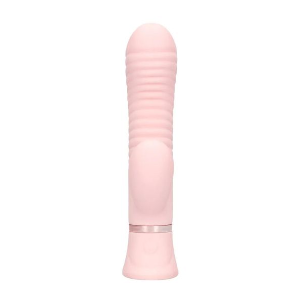 Mystique - Ribbed Rabbit Vibrator - Pink zdjęcie 3