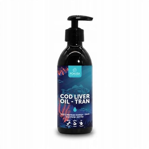 POKUSA Cod Liver Oil Tran z wątroby dorsza 250ml na Arena.pl