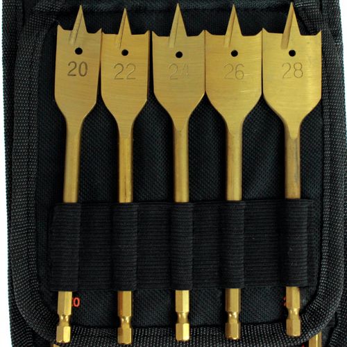 WIERTŁA ŁOPATKOWE PIÓRKOWE PŁASKIE DO DREWNA 16szt na Arena.pl