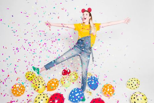 Tuba z konfetti, mix, 60cm na Arena.pl