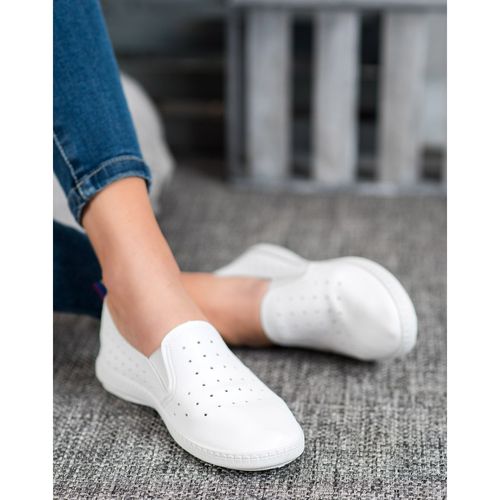 Białe Ażurowe Slipony r.41 na Arena.pl